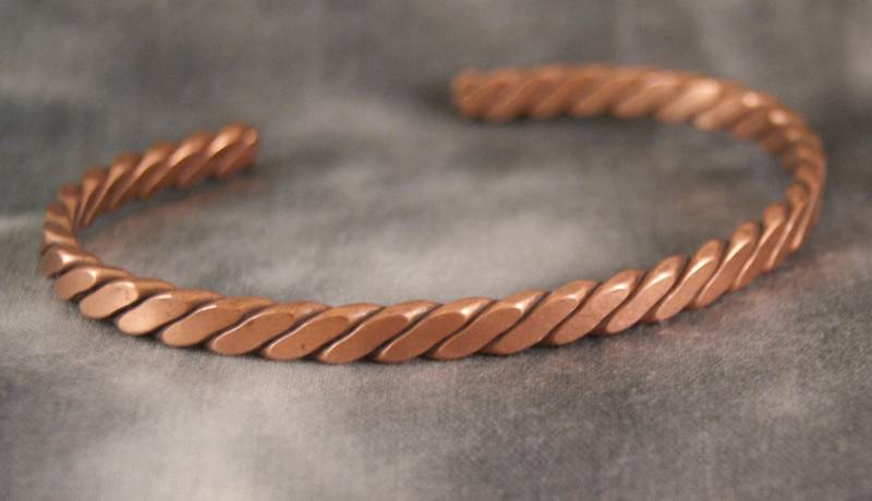 Armreif Aus Kupfer Gedreht ~ Nepal | 1263 von RealasiaDE