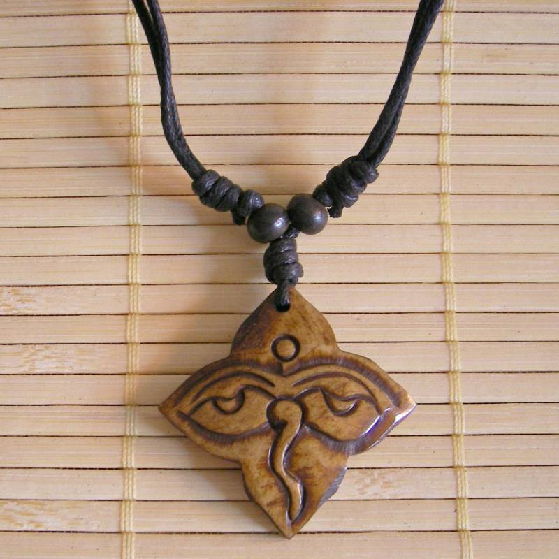 Kette Buddha-Eye ~ Handarbeit Aus Nepal | 100 von RealasiaDE