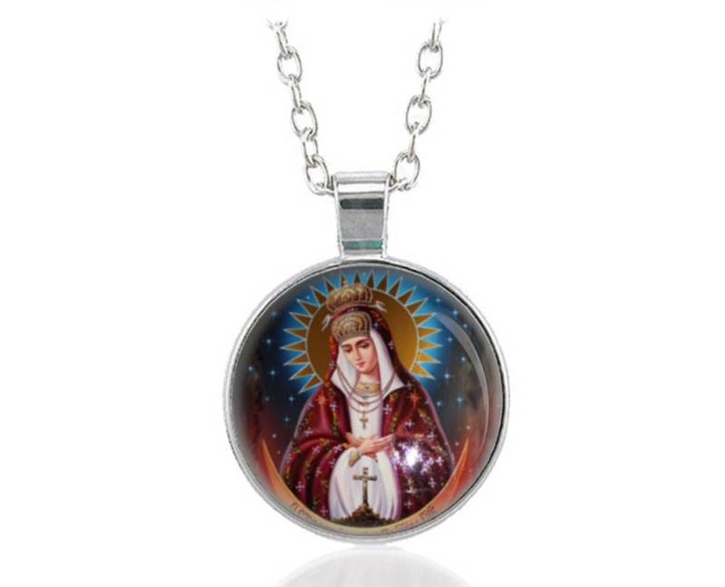 Jungfrau Maria Ostrobramska Halskette Unsere Liebe Frau Vom Tor Der Morgenröte Anhänger von Realig