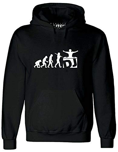 Reality Glitch DJ Evolution Mens Hoodie (Black, 3XL) von Reality Glitch