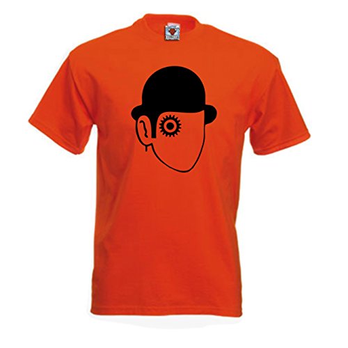 Reality Glitch Herren Droog T-Shirt (Orange, Mittel) von Reality Glitch