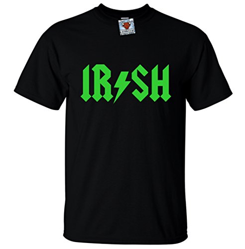 Reality Glitch Herren Irish T-Shirt (Schwarz, Groß) von Reality Glitch