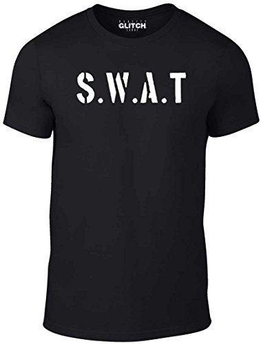 Reality Glitch Herren SWAT T-Shirt (Schwarz, X-Large) von Reality Glitch