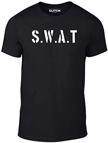 Reality Glitch Herren SWAT T-Shirt (Schwarz, XX-Large) von Reality Glitch