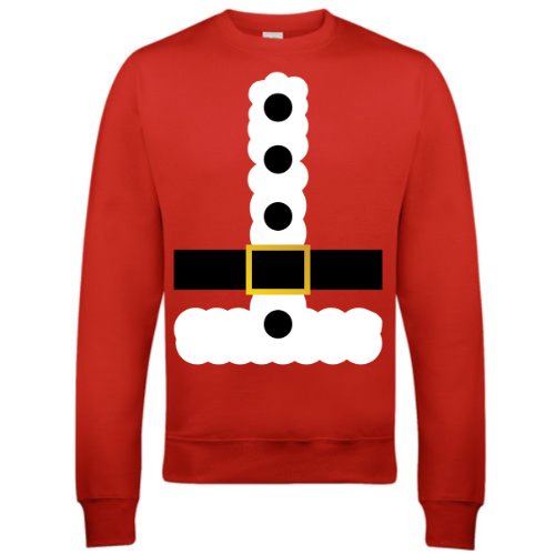 Reality Glitch Herren Santa Suit Jumper (Rot, Groß) von Reality Glitch