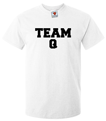 Reality Glitch Herren Team Q T-Shirt (Weiß, Mittel) von Reality Glitch