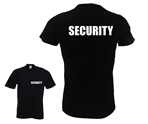 Reality Glitch Kinder T-Shirt Security (Schwarz, 7-8 Jahre) von Reality Glitch