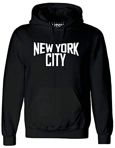 Reality Glitch New York City Mens Hoodie (Black, M) von Reality Glitch