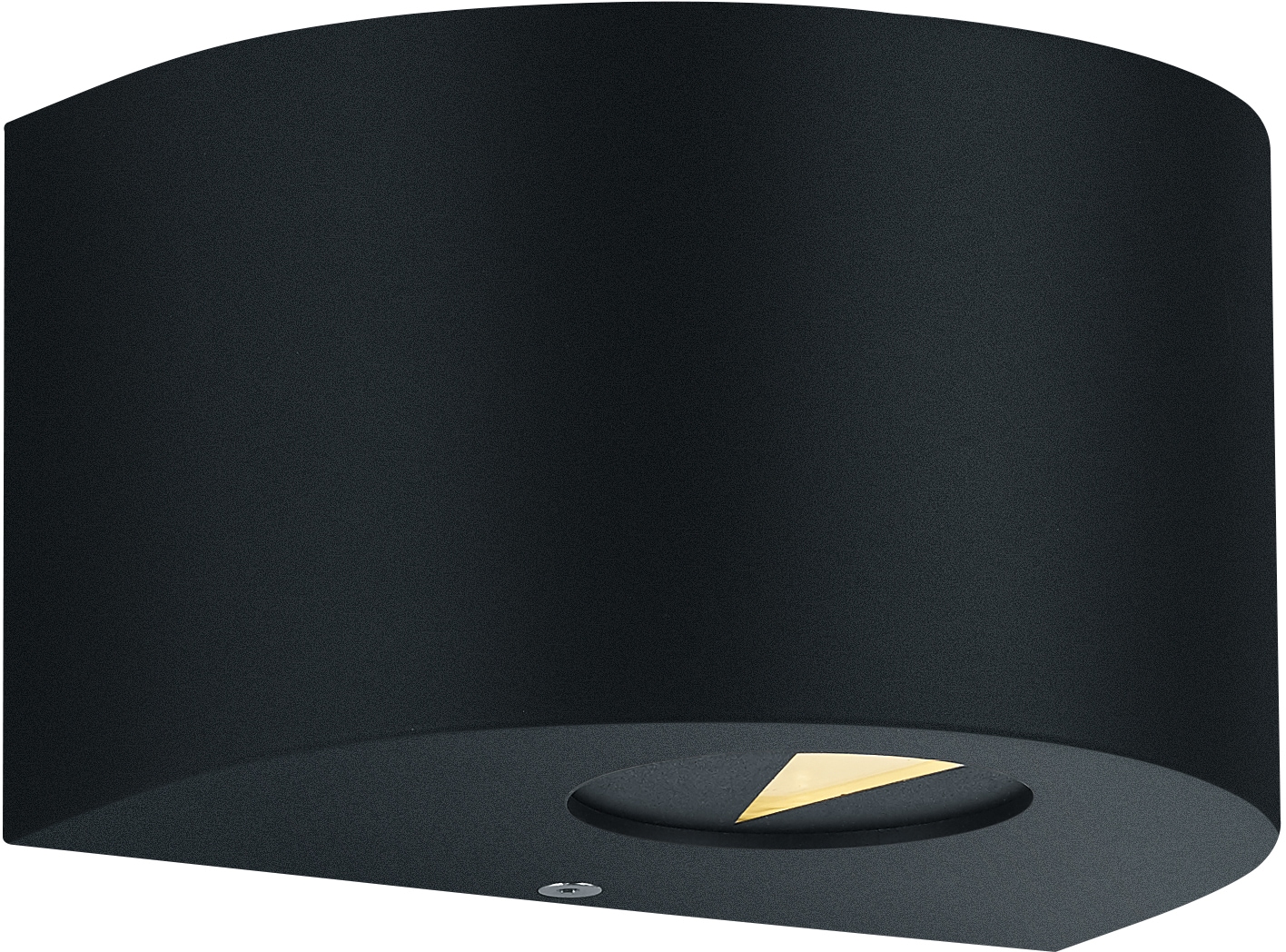 REALITY Leuchten LED Außen-Wandleuchte "Rosario" LED-Board 1 Stk. Warmweiß Outdoor, Schwarz matt, Up and down Beleuchtung, IP44, warmweiß 3000 K von Reality Leuchten