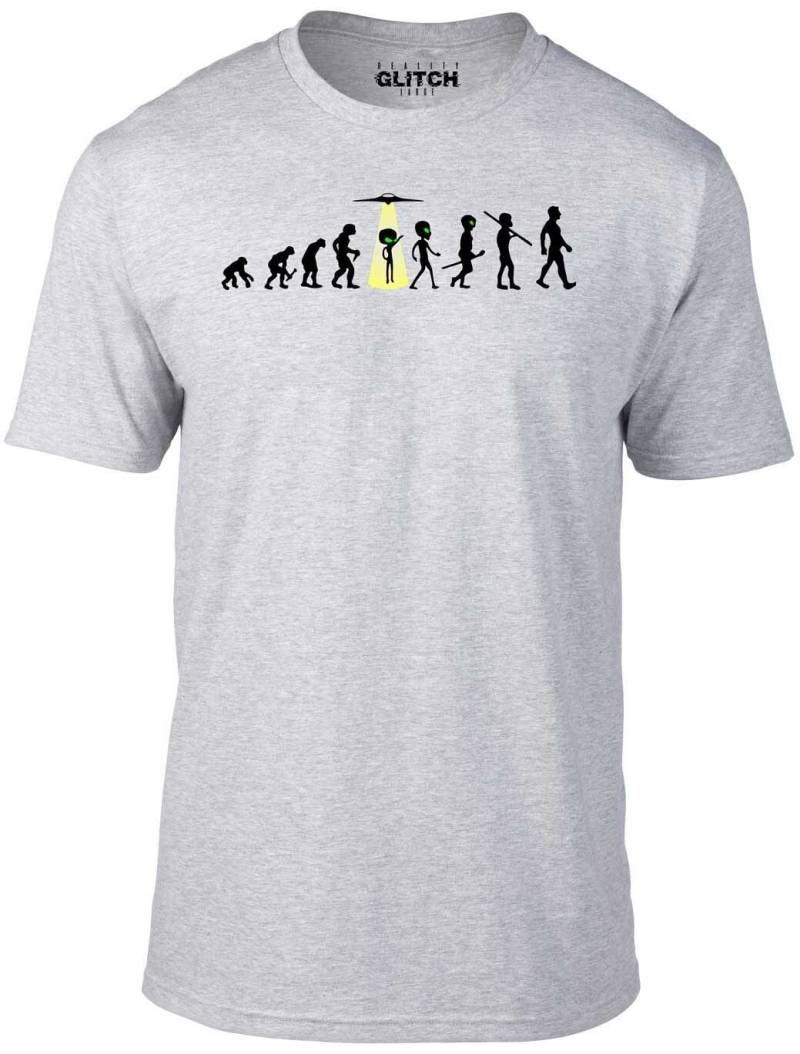 Reality Glitch Herren-T-Shirt „Evolution Of Alien Abduction Ufo Uap" Reality Glitch Herren-T-Shirt „Evolution Of Alien Abduction Ufo Uap" von RealityGlitchUK