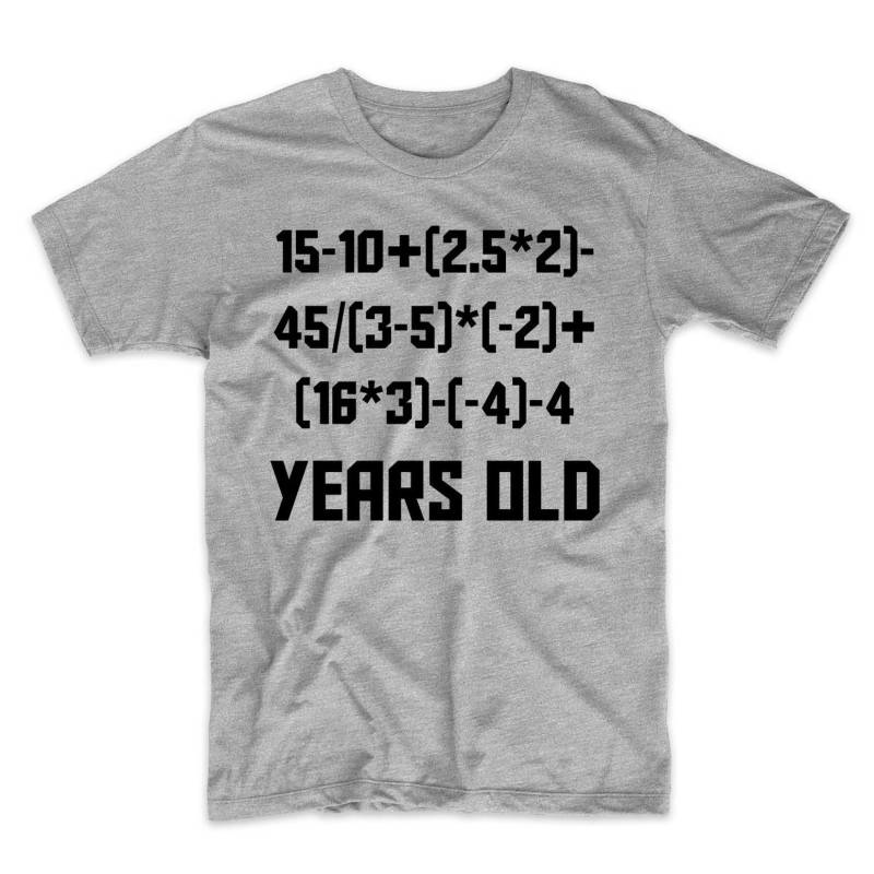 13. Geburtstag Shirt - 13 Jahre Alt Algebra Equation Lustiges Mathe T-Shirt von ReallyAwesomeShirts