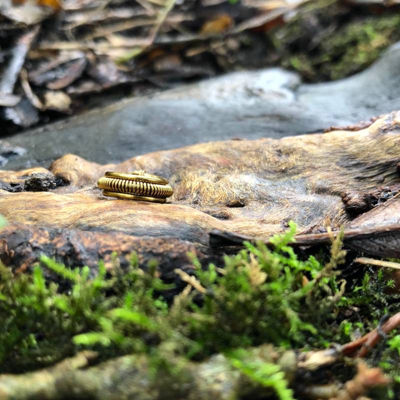 Handgemachte Bronze Kupfer Spiralen Perlen von RealmsEnd