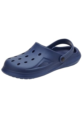 Realpaks Herren Clogs pantoletten - gartenclogs gartenschuhe - hausschuhe schlappen Blau_41 Realpaks Herren Clogs pantoletten - gartenclogs gartenschuhe - hausschuhe schlappen Blau_41 von Realpaks