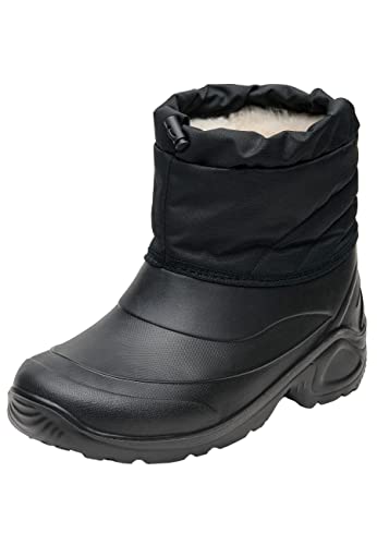 Realpaks Herren Kurzstiefel ETBM-9 EVA Herren Gummistiefel - Herren Stiefelette - kurze Gummistiefel Schwarz_42 von Realpaks