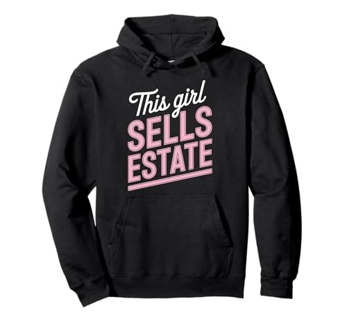 Dieses Mädchen verkauft Immobilienmakler, Miete, Makler, Damen, Mädchen Pullover Hoodie von Realtor Home House Seller Real Estate Agent Gifts
