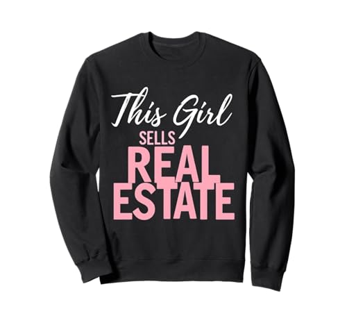 Dieses Mädchen verkauft Immobilienmakler Mietmakler Mädchen Sweatshirt Dieses Mädchen verkauft Immobilienmakler Mietmakler Mädchen Sweatshirt von Realtor Home House Seller Real Estate Agent Gifts