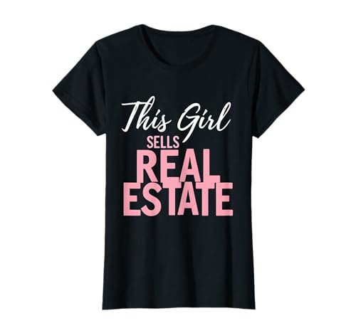 Dieses Mädchen verkauft Immobilienmakler Mietmakler Mädchen T-Shirt Dieses Mädchen verkauft Immobilienmakler Mietmakler Mädchen T-Shirt von Realtor Home House Seller Real Estate Agent Gifts