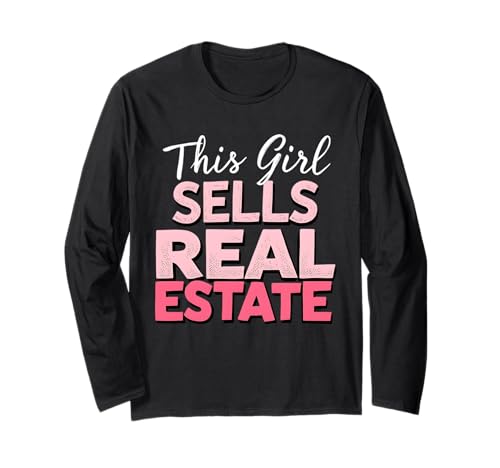 Dieses Mädchen verkauft Immobilienmakler Rent Realtor Damen Langarmshirt von Realtor Home House Seller Real Estate Agent Gifts