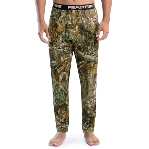 Realtree Herren Heavyweight Fleece Thermal Underwear Long Johns Bottom Baselayer-Hose, Edge Camouflage, Medium Realtree Herren Heavyweight Fleece Thermal Underwear Long Johns Bottom Baselayer-Hose, Edge Camouflage, Medium von Realtree