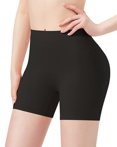 Reamphy Radlerhose Damen Kurz für Kleid, Anti Scheuern Kurze Hose Leggings Damen Shorts Unterhose Oberschenkel Atmungsaktiv Unterwäsche Boxershorts Frauen Panties Hotpants Sommer für Alltag von Reamphy