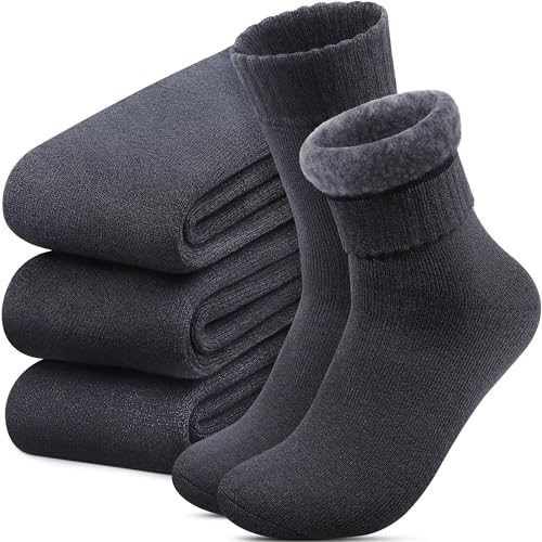 Reamphy Thermosocken Herren, Dicke Warme Socken Herren, Winter Atmungsaktives Thermo Socken Männer Wintersocken Outdoor, 39-46 Reamphy Thermosocken Herren, Dicke Warme Socken Herren, Winter Atmungsaktives Thermo Socken Männer Wintersocken Outdoor, 39-46 von Reamphy