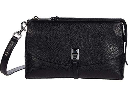 Rebecca Minkoff Damen Darren Top Zip Crossbody Umhängetasche, schwarz von Rebecca Minkoff