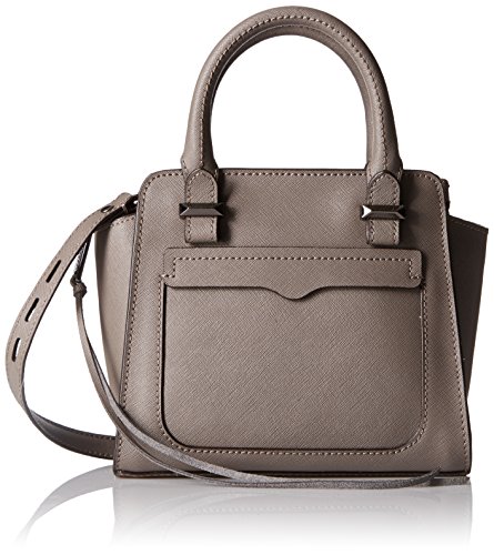 Rebecca Minkoff Damen Micro Avery Tragetasche, Grau (Graphite//Nature's Delight) von Rebecca Minkoff