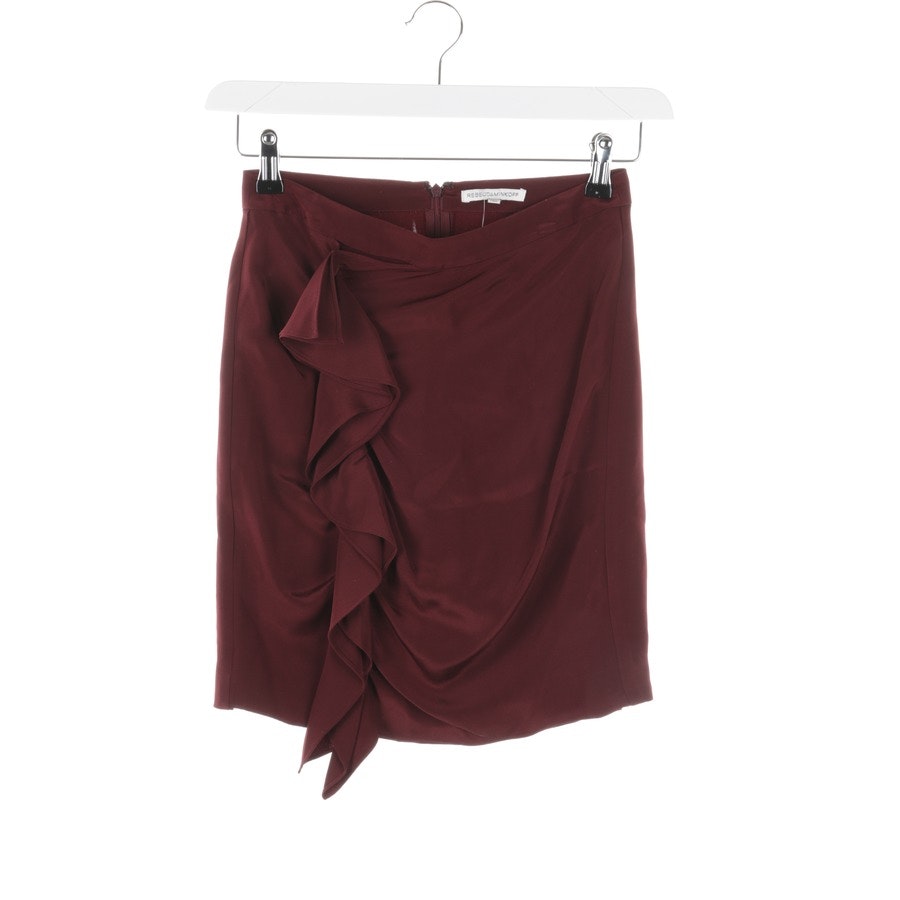 Rebecca Minkoff Seidenrock 30 Bordeaux von Rebecca Minkoff