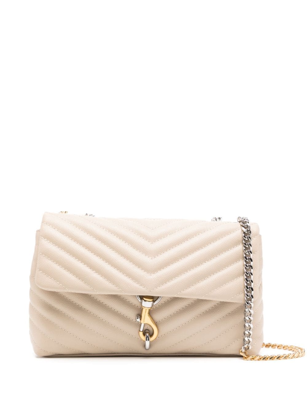 Rebecca Minkoff medium Edie leather crossbody bag - Nude von Rebecca Minkoff