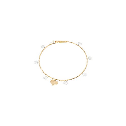 Rebecca Damen-Armband aus Silber, Gold, Weiß, Herz, Glühwürmchen, Schmuck, Sterling-Silber von Rebecca