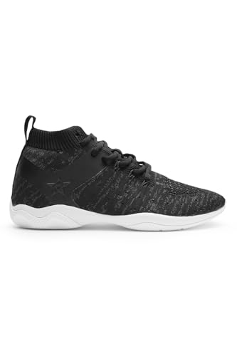 Rebel Athletic Damen Revolution Rewind Cheer Schuhe, Schwarz, 4 von Rebel Athletic