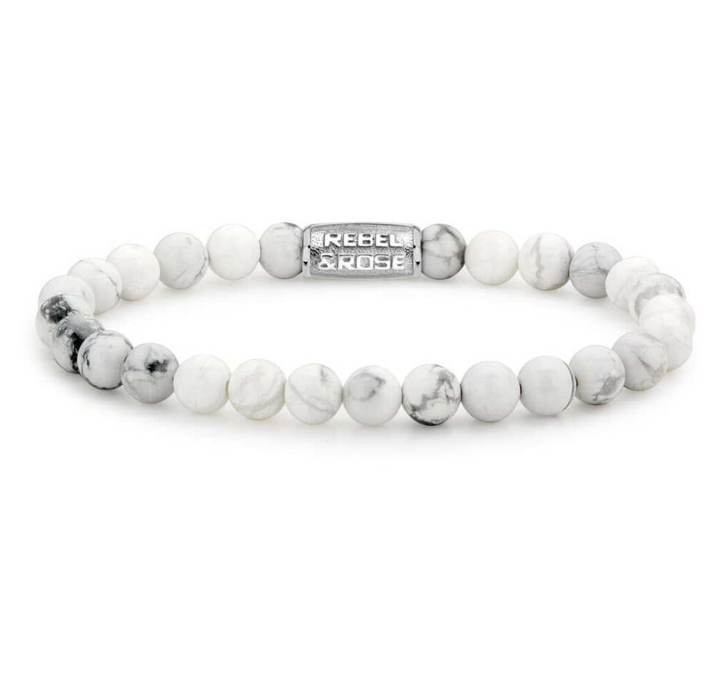 Rebel & Rose Armband Perlenarmband Virgin White RR-60016-S - Dimension: 20 cm - L+ von Rebel & Rose
