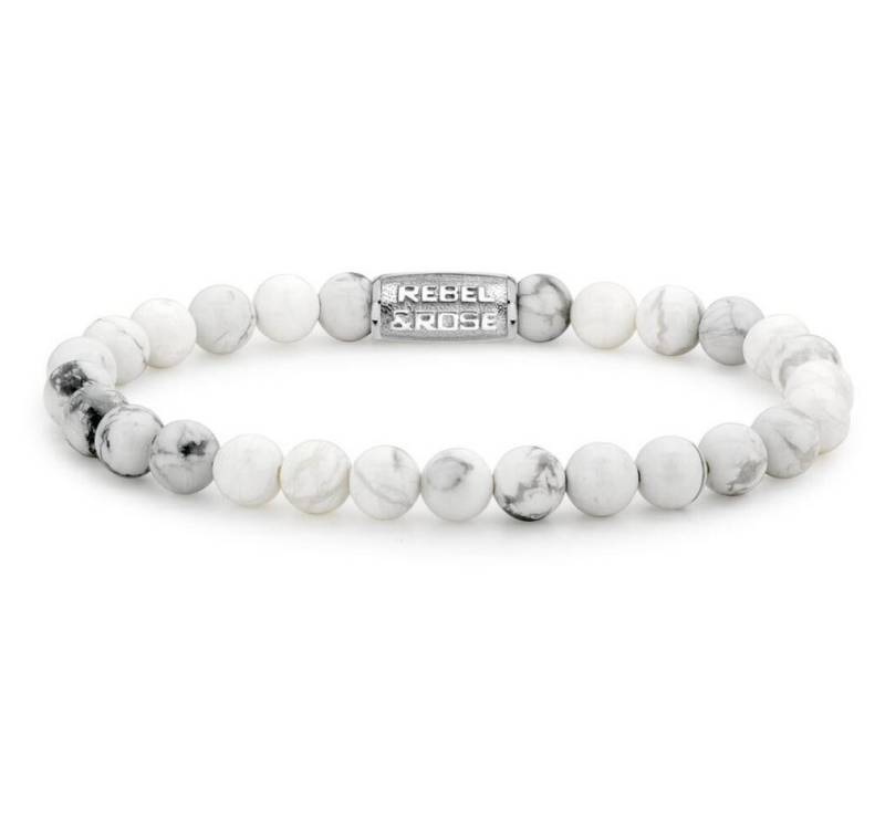 Rebel & Rose Armband Perlenarmband Virgin White RR-60016-S - Dimension: 20 cm - L+ von Rebel & Rose