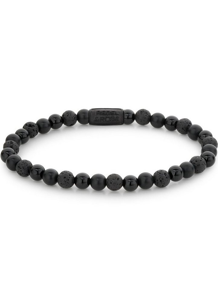 Rebel & Rose Armband Rebel & Rose Armband Black Rocks RR-60088-B-M Unisex von Rebel & Rose