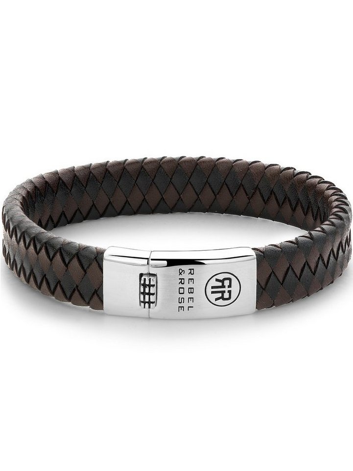 Rebel & Rose Armband Rebel & Rose Armband Braided Flat RR-L0126-S-L Herren Rebel & Rose Armband Rebel & Rose Armband Braided Flat RR-L0126-S-L Herren von Rebel & Rose