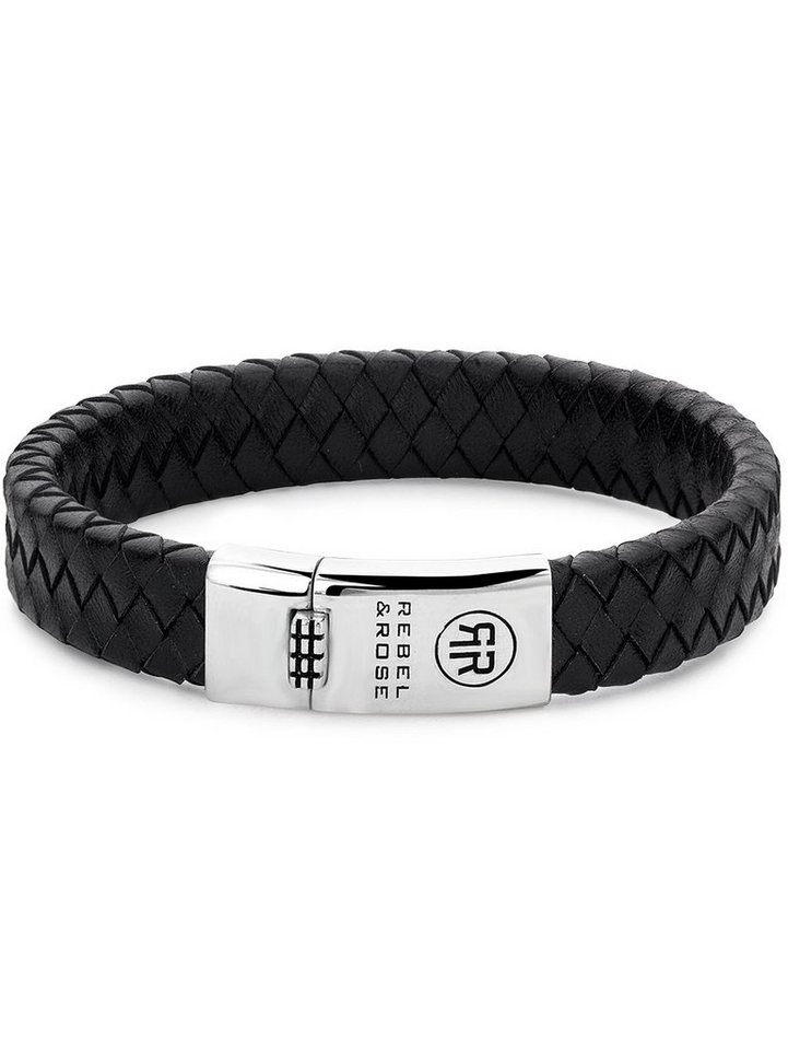 Rebel & Rose Armband Rebel & Rose Armband Braided Flat RR-L0141-S-L+ Herren Rebel & Rose Armband Rebel & Rose Armband Braided Flat RR-L0141-S-L+ Herren von Rebel & Rose
