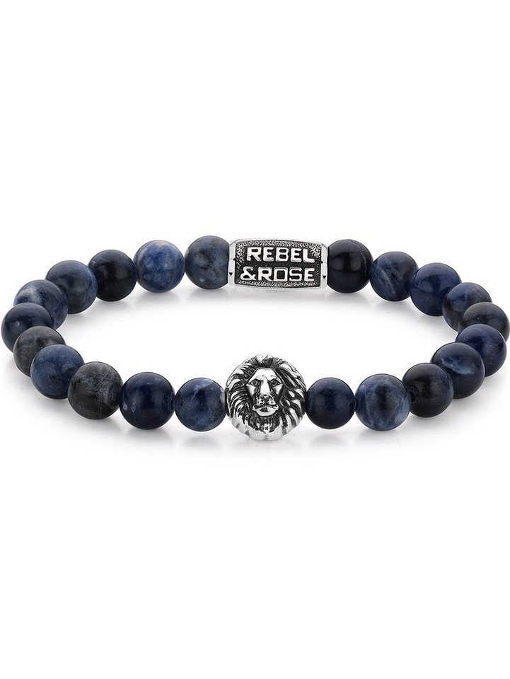 Rebel & Rose Armband Rebel & Rose Armband Midnight Blue Lion RR-8L030-S-L Herren Rebel & Rose Armband Rebel & Rose Armband Midnight Blue Lion RR-8L030-S-L Herren von Rebel & Rose