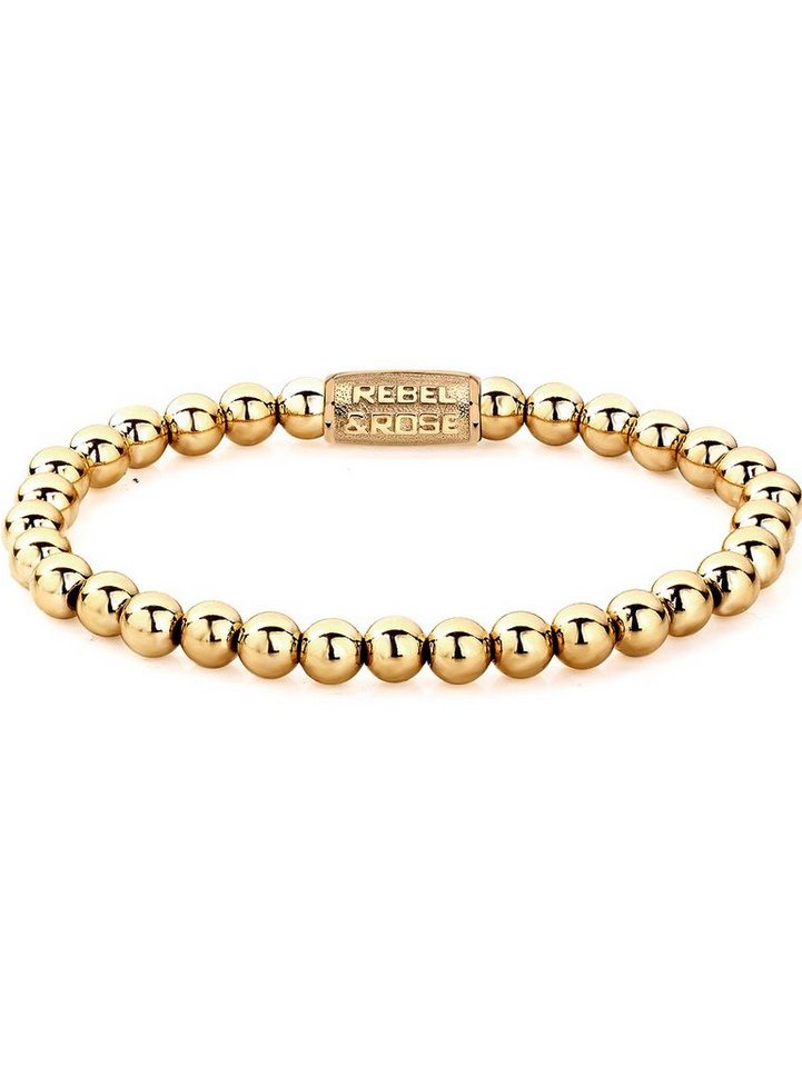 Rebel & Rose Armband Rebel & Rose Armband Yellow Gold Only RR-60046-G-L Unisex von Rebel & Rose