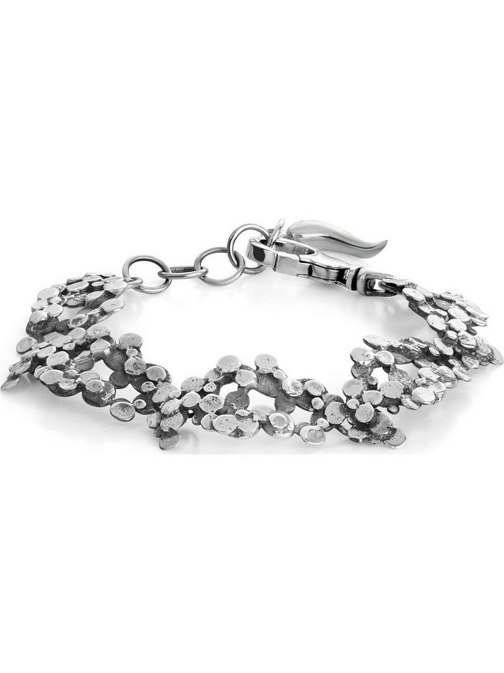 Rebel & Rose Edelstahlarmband Rebel & Rose Unisex-Armband 925er Silber, Modern von Rebel & Rose