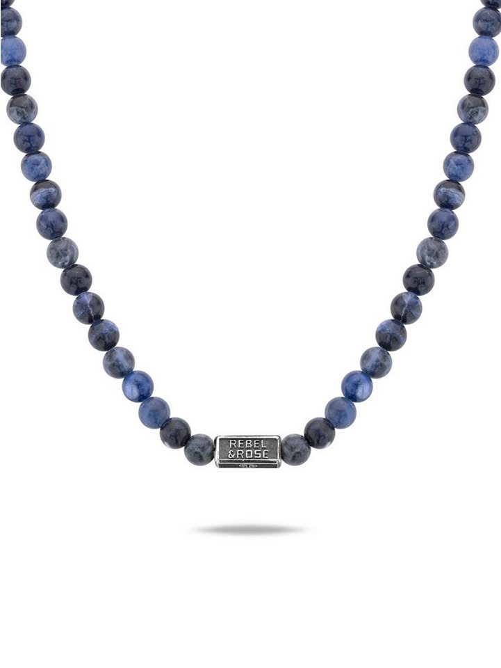 Rebel & Rose Kette mit Anhänger Rebel & Rose RR-NL014-S-70 Midnight Blue Herren Halskette 70cm Rebel & Rose Kette mit Anhänger Rebel & Rose RR-NL014-S-70 Midnight Blue Herren Halskette 70cm von Rebel & Rose