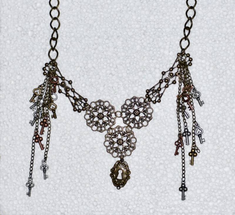 Schloss Und Schlüssel Halskette Für Meditation von RebelCharms