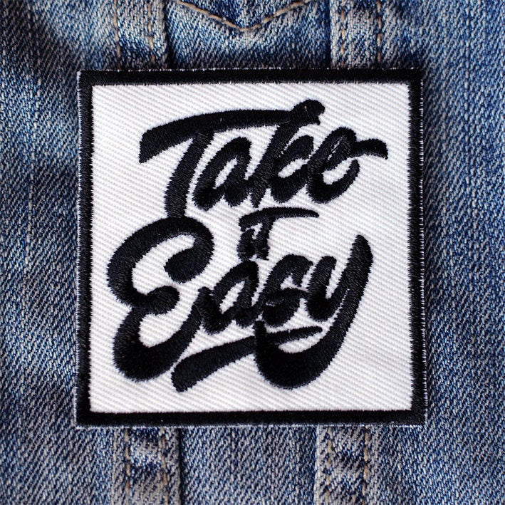 Take It Easy Patch Zum Aufbügeln von RebelEko
