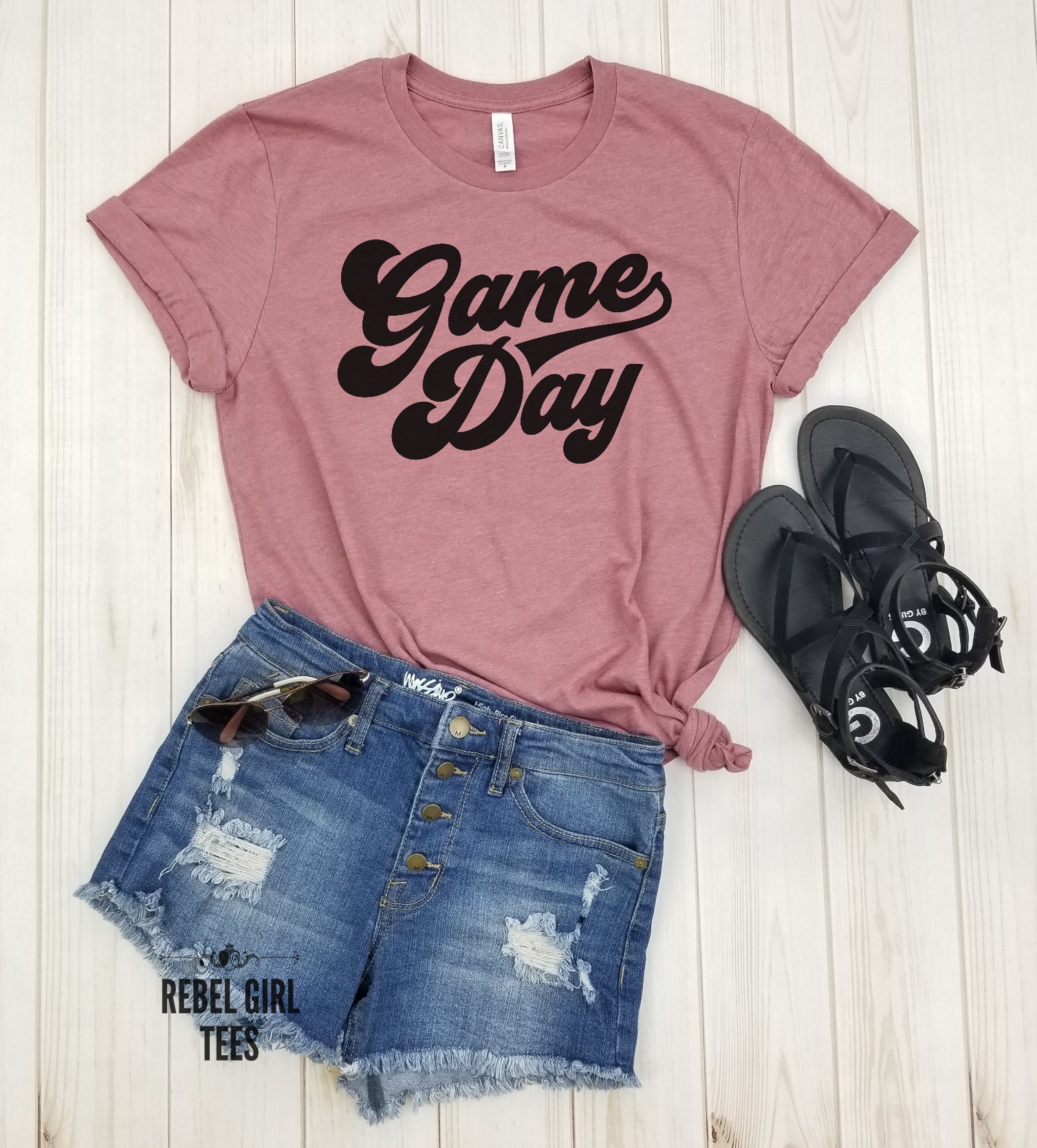 Game Day - Shirt Damen, Fußball Shirt, Baseball Spieltag Frauen Shirts, Tshirt von RebelGirlTees