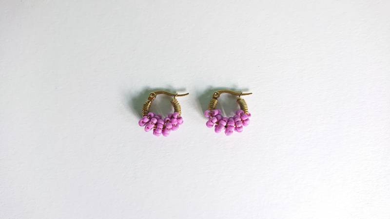 Kleine Goldfarbene Edelstahl-Creolen Kleine Goldfarbene Edelstahl-Creolen von RebelKatArt