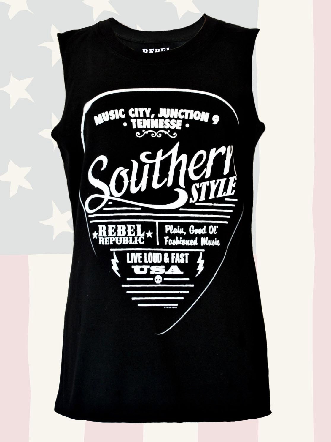 Rebel Republic Southern Style Muskel Tank Rebel Republic Southern Style Muskel Tank von RebelRepublicUSA