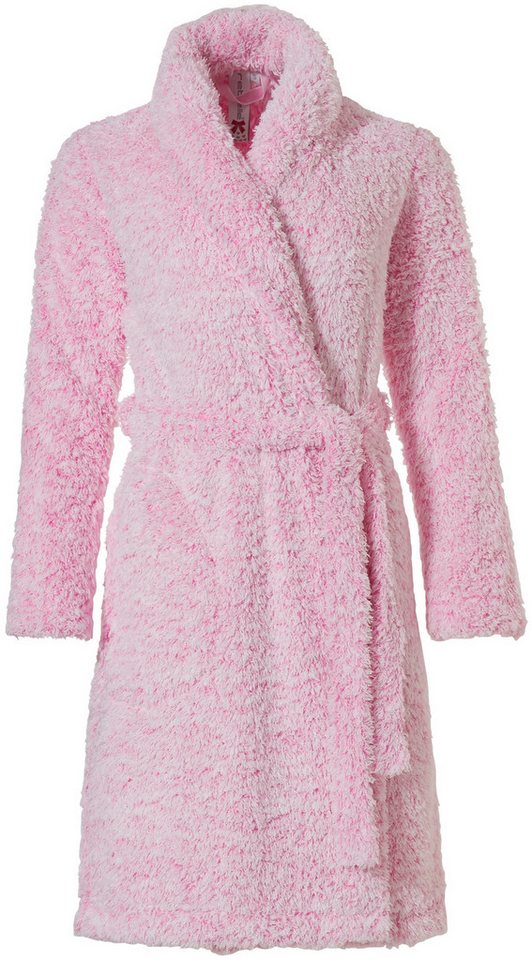 Rebelle Kinderbademantel Mädchen Bademantel, Polyester, Gürtel, pink von Rebelle