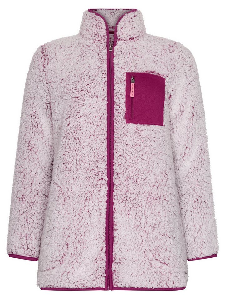 Rebelle Fleecejacke Damen Homewear Fleecejacke (1-St) Modisches Design von Rebelle
