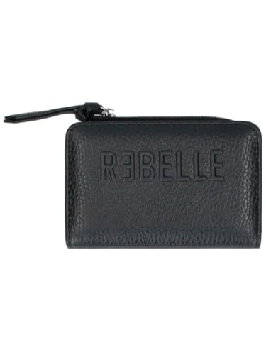 Rebelle Geldbörse aus Leder Schwarz Basic M Kartenhalter, Schwarz , Einheitsgröße von Rebelle