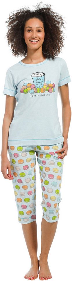 Rebelle Pyjama Damen Schlafanzug (2 tlg) Modisches Design von Rebelle