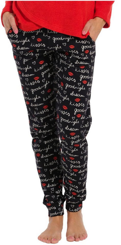 Rebelle Pyjamahose Damen Pyjamahose (1-tlg) Baumwolle von Rebelle